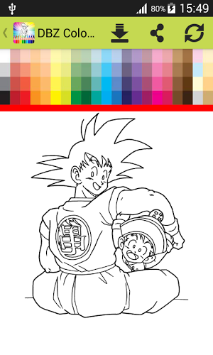 Coloring Book DBZ截图1