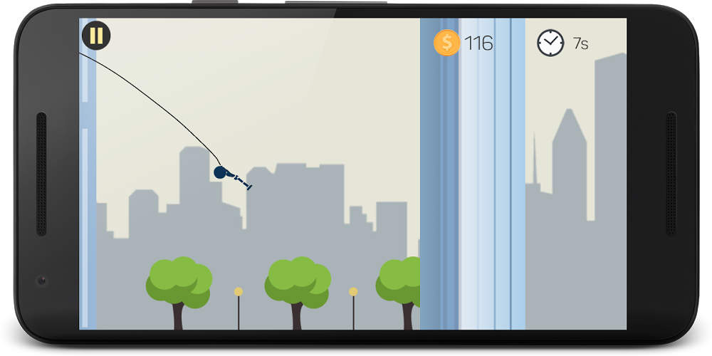 Stickman Raider Swing截图4