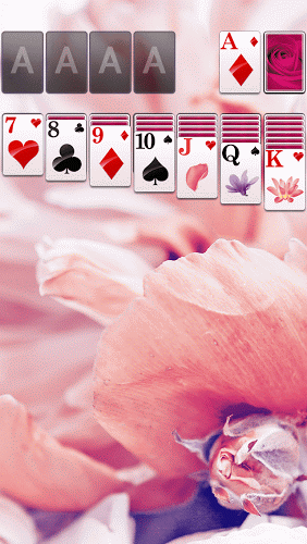 Solitaire Withered Rose Theme截图1