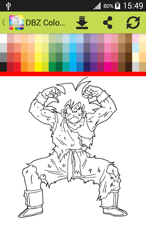 Coloring Book DBZ截图5