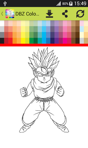 Coloring Book DBZ截图3