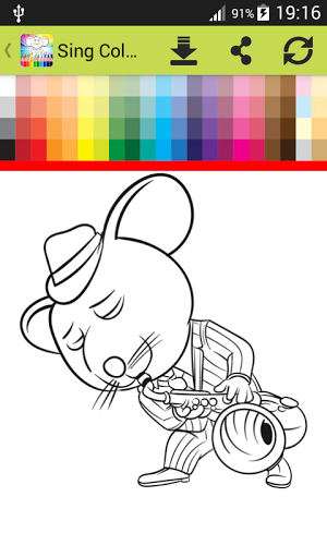 Coloring Book for Sing截图2