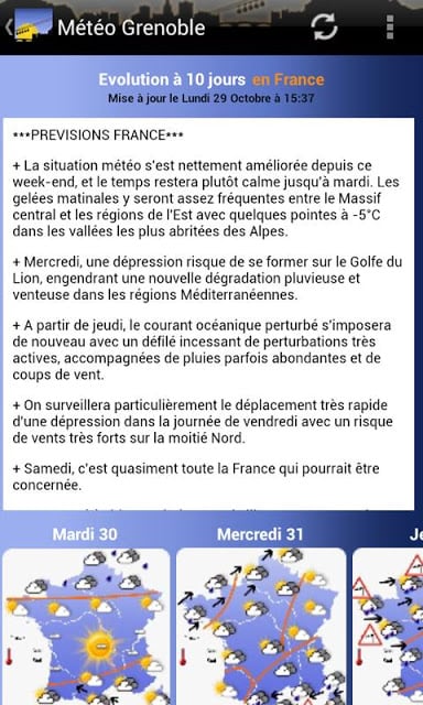 Météo Grenoble截图11