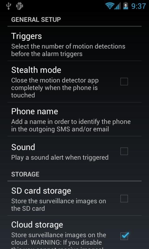 Motion Detector Pro截图3