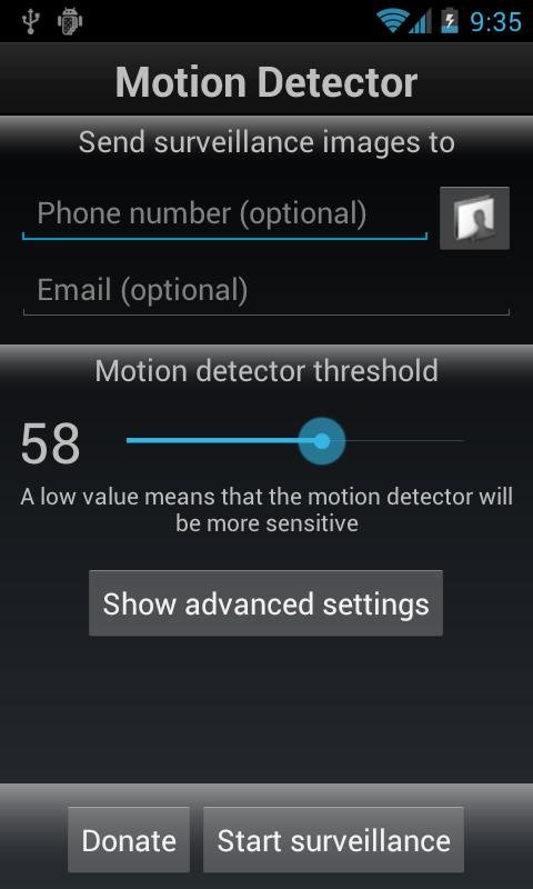 Motion Detector Pro截图1