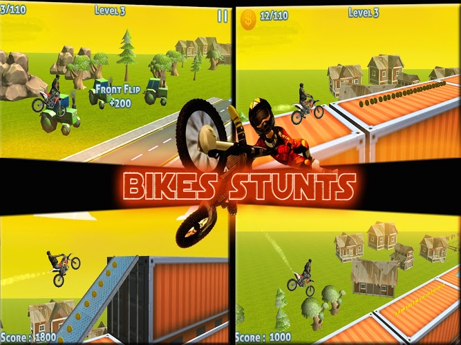 Tricky Bike Stunts 3D截图2