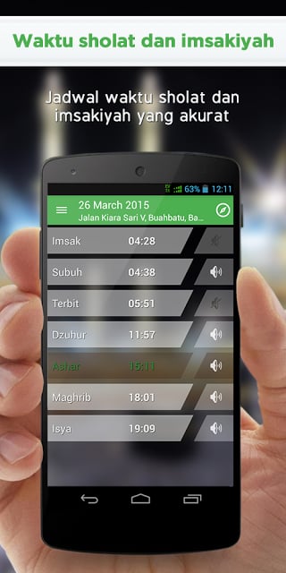 Jadwal Imsakiyah Indonesia截图2