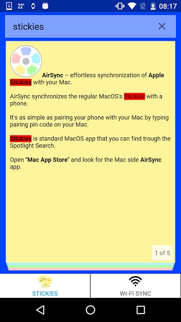 AirStickies - Sync with u Mac截图4