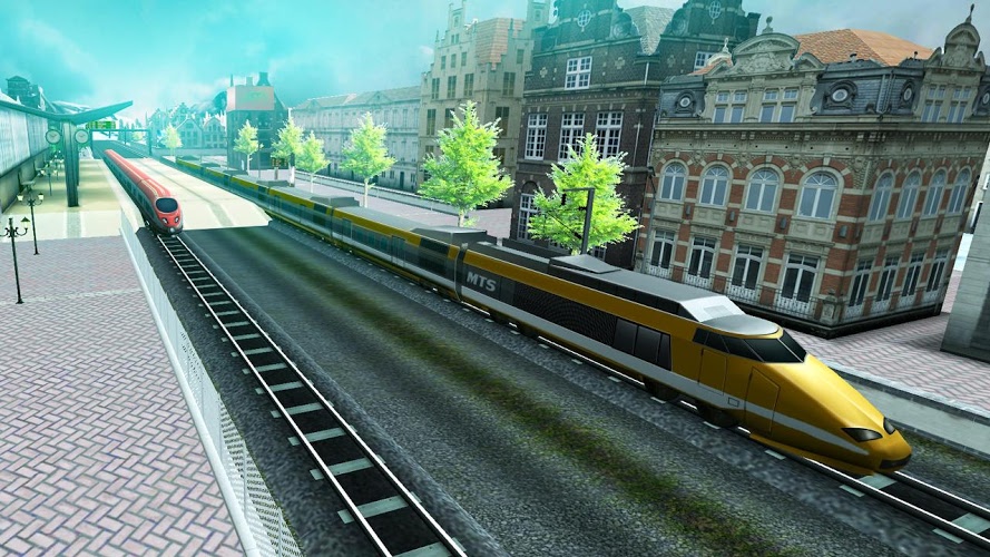 Euro Train Driving Games截图5