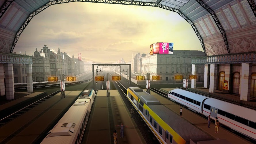 Euro Train Driving Games截图1