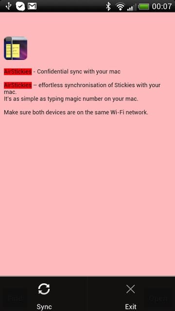 AirStickies - Sync with u Mac截图6