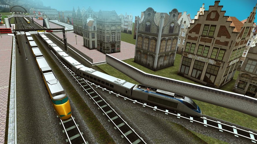 Euro Train Driving Games截图4