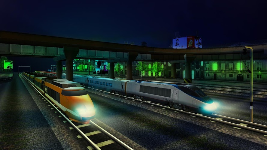 Euro Train Driving Games截图3