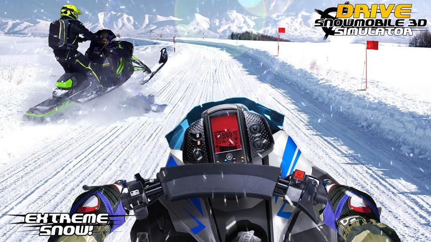 Drive Snowmobile 3D Simulator截图4