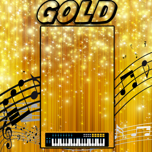 Tap The Piano Tiles gold Theme截图2