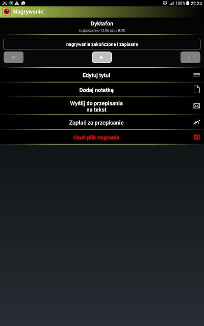 Nagrywanie Rozmów z Dyktafonem截图8
