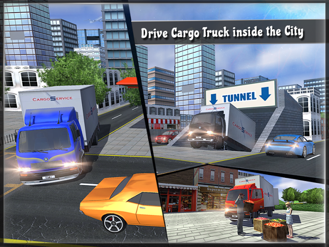 Transporter Truck Cargo Driver截图2