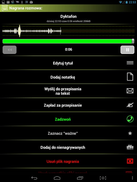 Nagrywanie Rozmów z Dyktafonem截图5