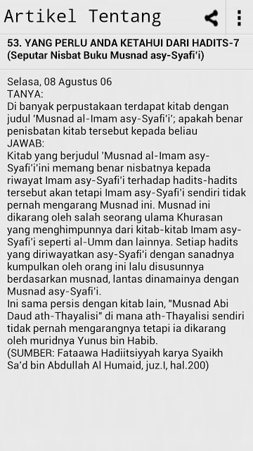 Artikel Tentang Hadith Melayu截图3