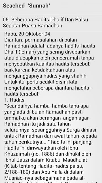 Artikel Tentang Hadith Melayu截图6