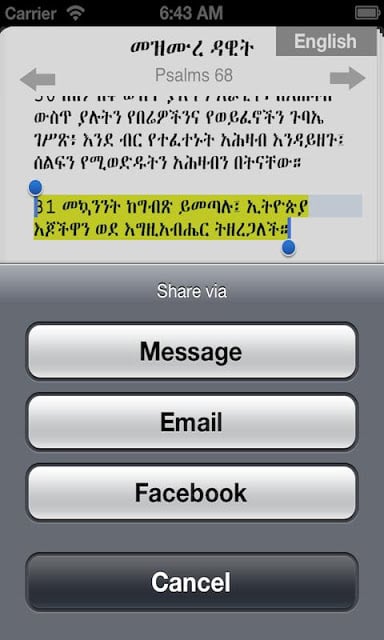 Holy Bible In Amharic Free截图8