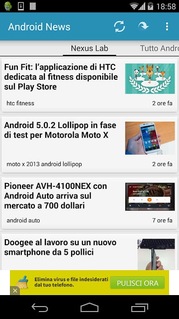 Notizie su Android™截图9