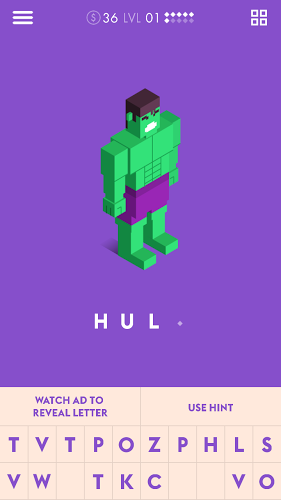 Guess Blocky Character Quiz截图4