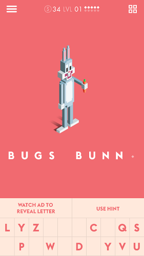 Guess Blocky Character Quiz截图2