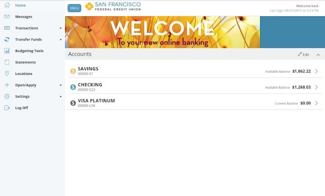 San Francisco FCU Mobile截图4