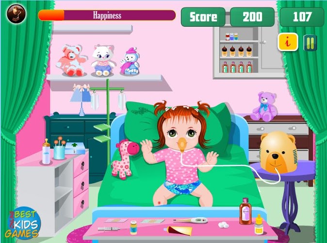 Kids Games: Baby Sick Day截图1