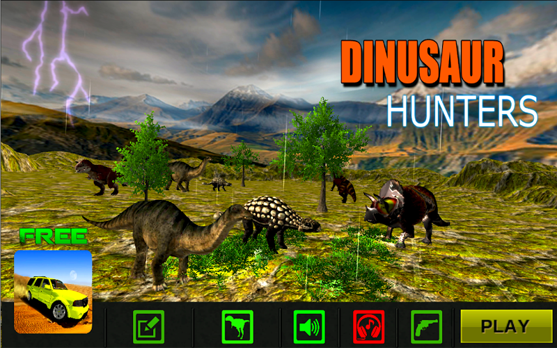 Dinosaur Hunter Free截图1