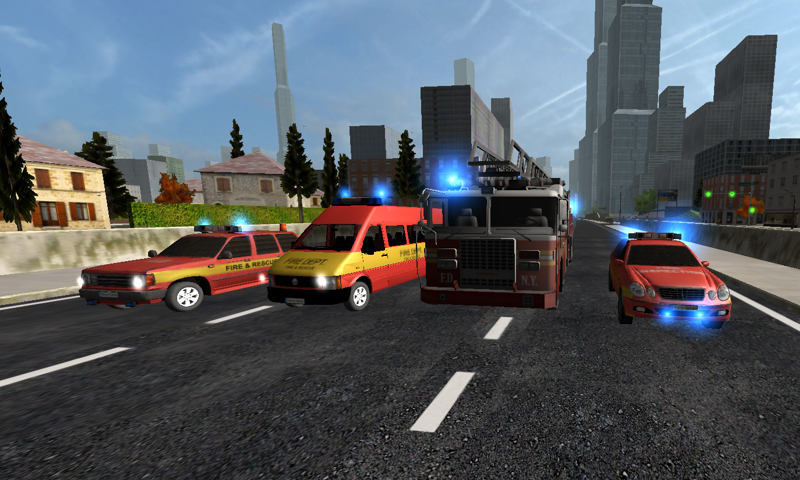 Duty Driver Firetruck FREE截图2