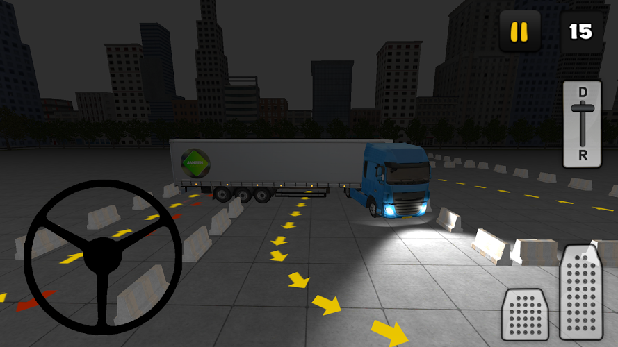 Night Truck Parking 3D截图1