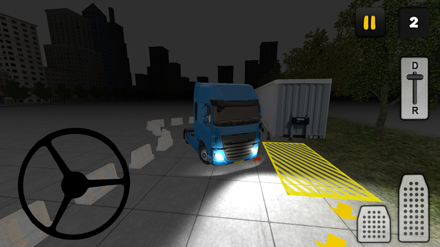 Night Truck Parking 3D截图4