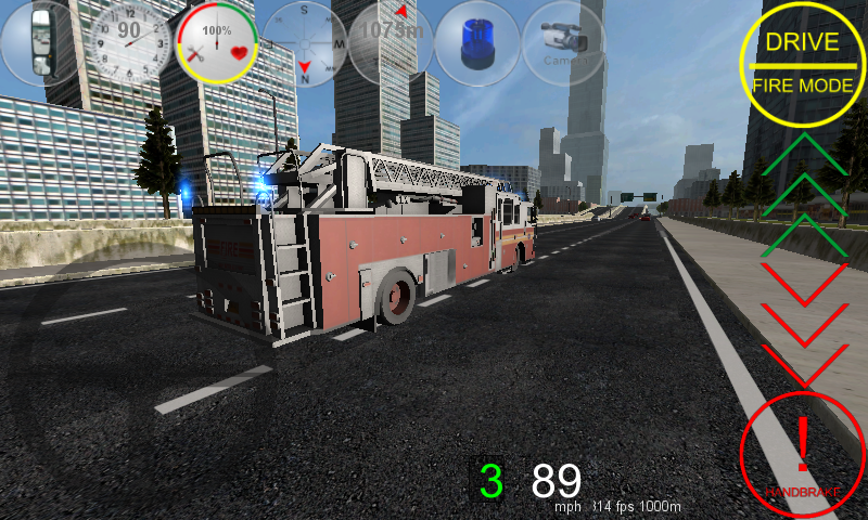 Duty Driver Firetruck FREE截图1