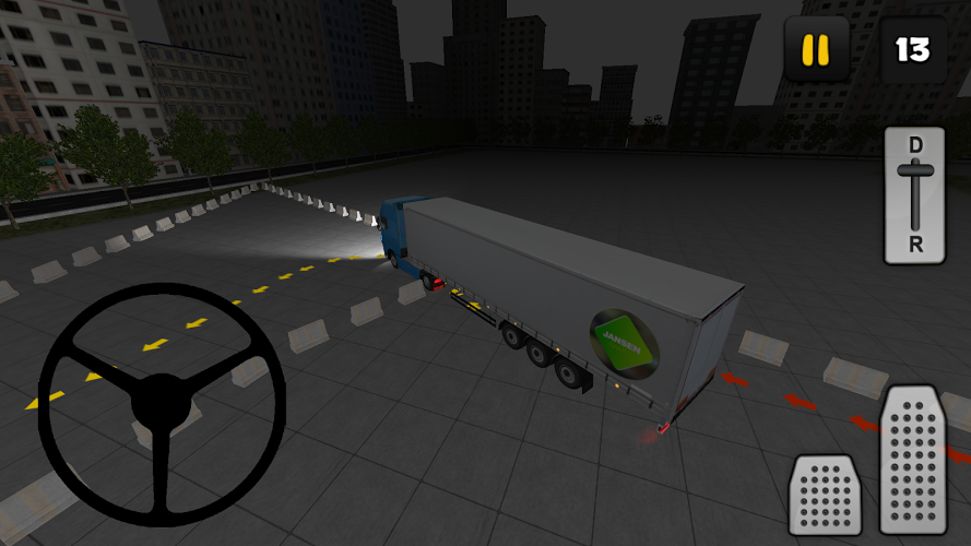 Night Truck Parking 3D截图2