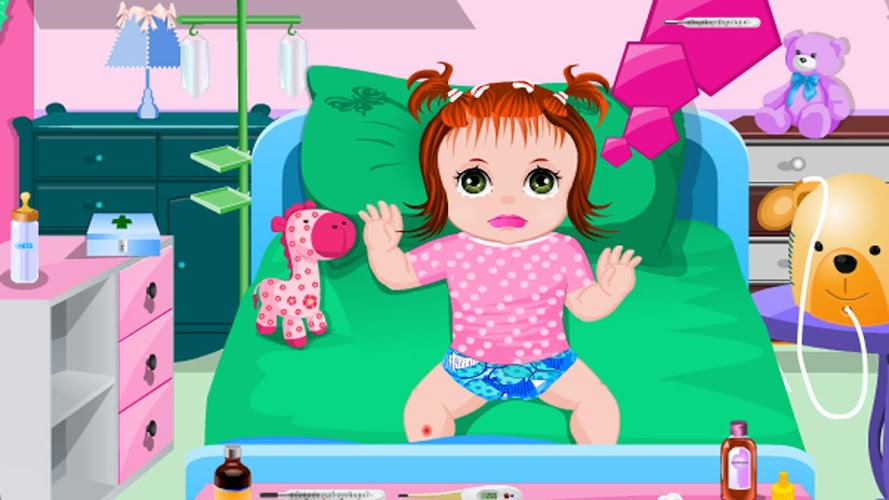 Kids Games: Baby Sick Day截图2