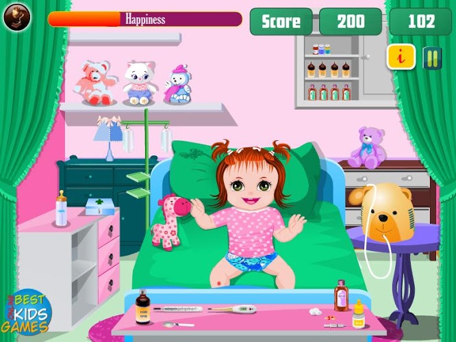 Kids Games: Baby Sick Day截图4