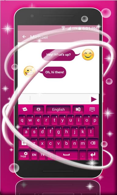 Keyboard Color Pink截图10