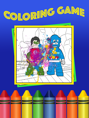 Coloring Superhero Game截图3