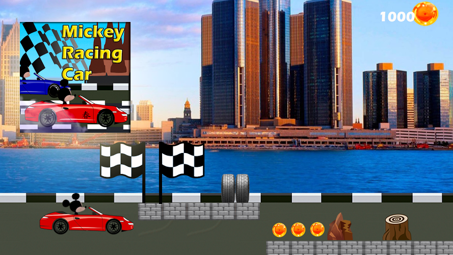 mickey racing car截图2