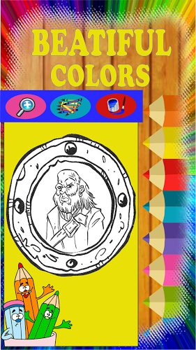 Coloring Page for Pirate截图1