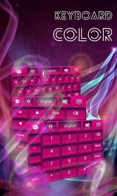 Keyboard Color Pink截图11