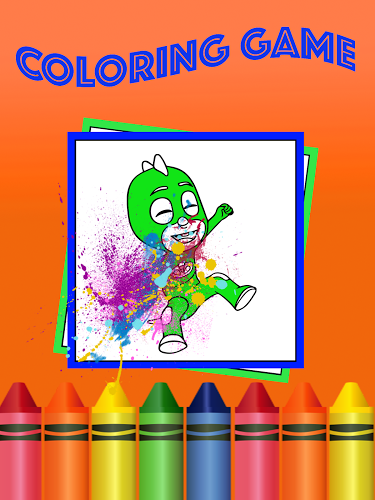 Coloring PJ Hero Game截图2