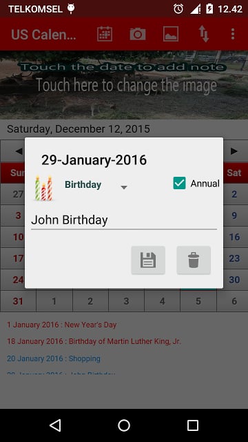 US Calendar Plus截图6