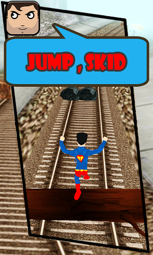 Subway Super Man Runner 3D截图2