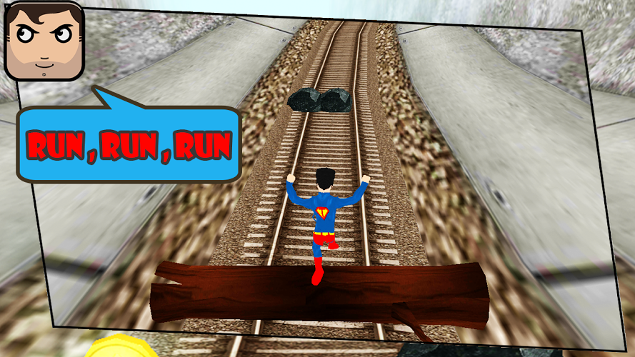 Subway Super Man Runner 3D截图4