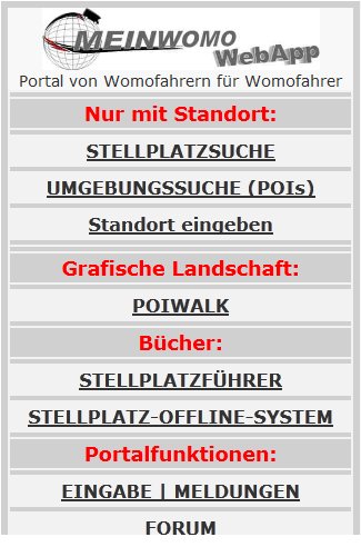 Meinwomo Wohnmobil Stellpl&auml;tze截图8