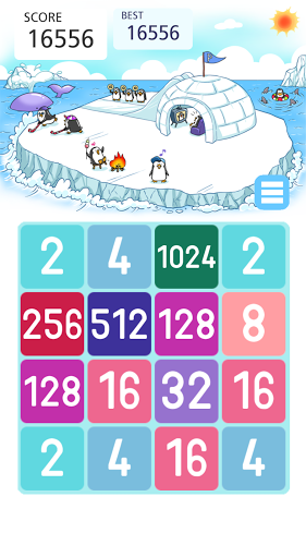 2048 Penguin Town截图3