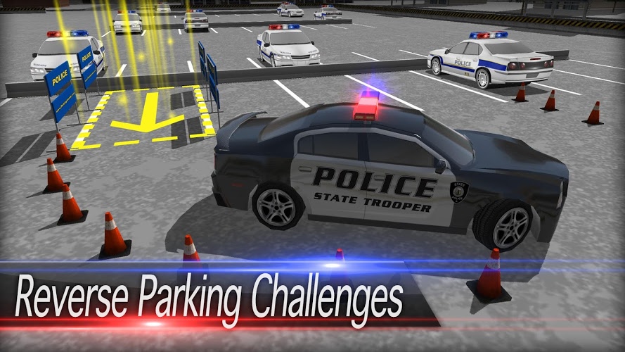 3D Police Car Parking 2015截图3